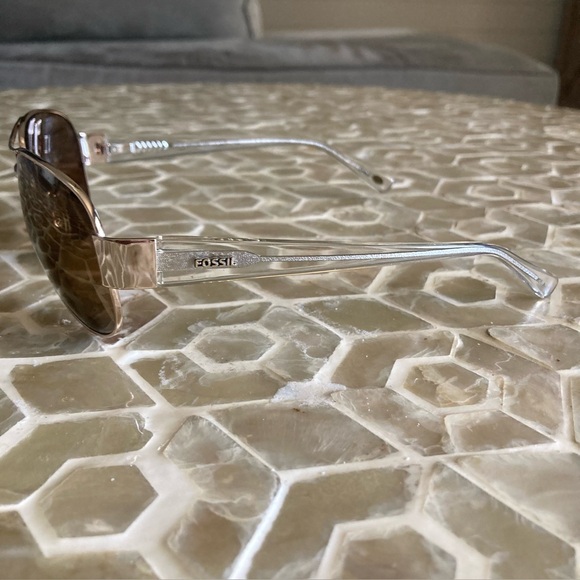 Fossil Berkley 3 aviator Unisex sunglasses - Picture 3 of 9